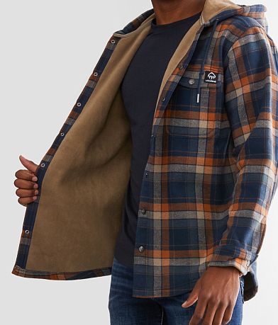 Wolverine Bucksaw Flannel Hooded Shacket MISC_DETAIL_1