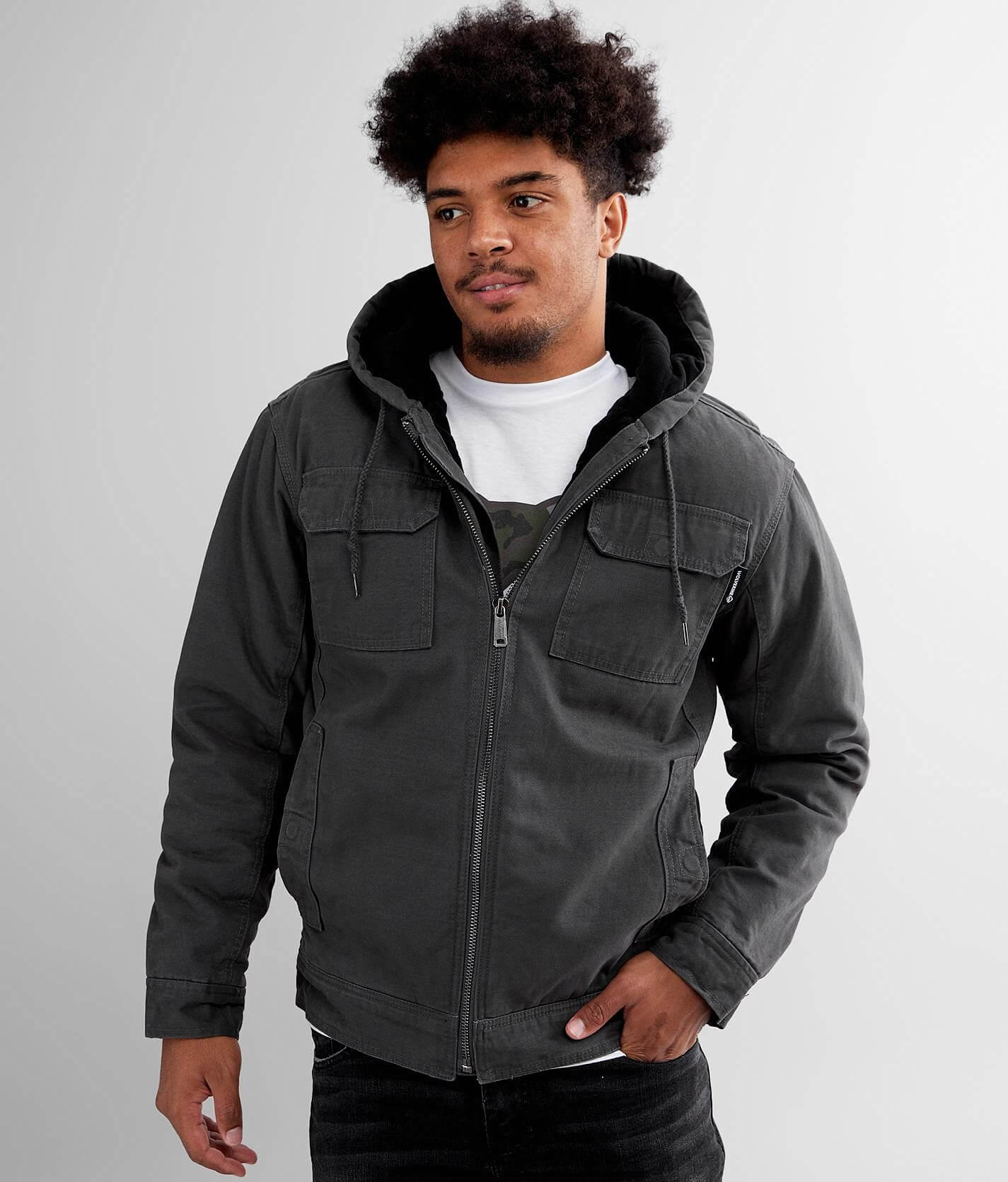 Wolverine Lockhart Hooded Jacket - Men's Coats/Jackets in Granite