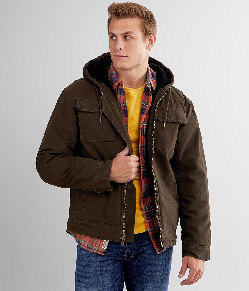 Wolverine Lockhart Hooded Jacket - Men's Coats/Jackets in Dark Bison ...