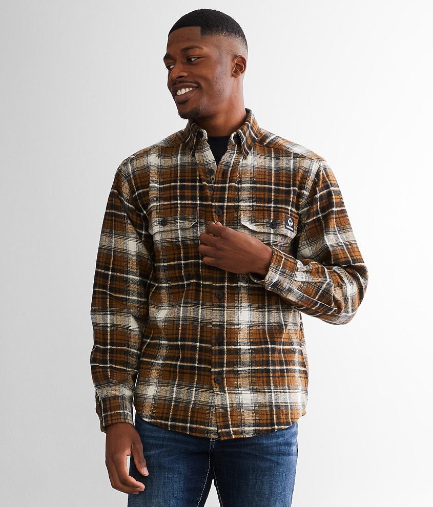 Heavyweight plaid flannel shirt sale