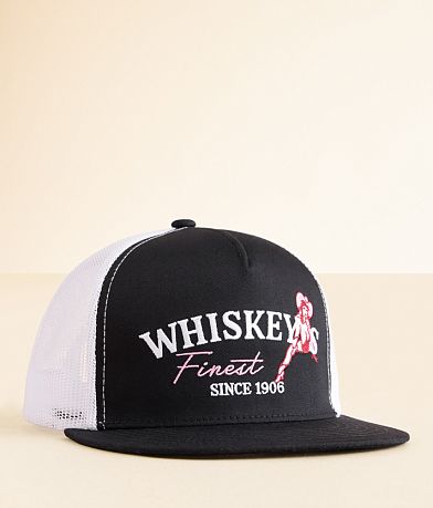 Whiskey Bent Whiskey's Finest Trucker Hat front view