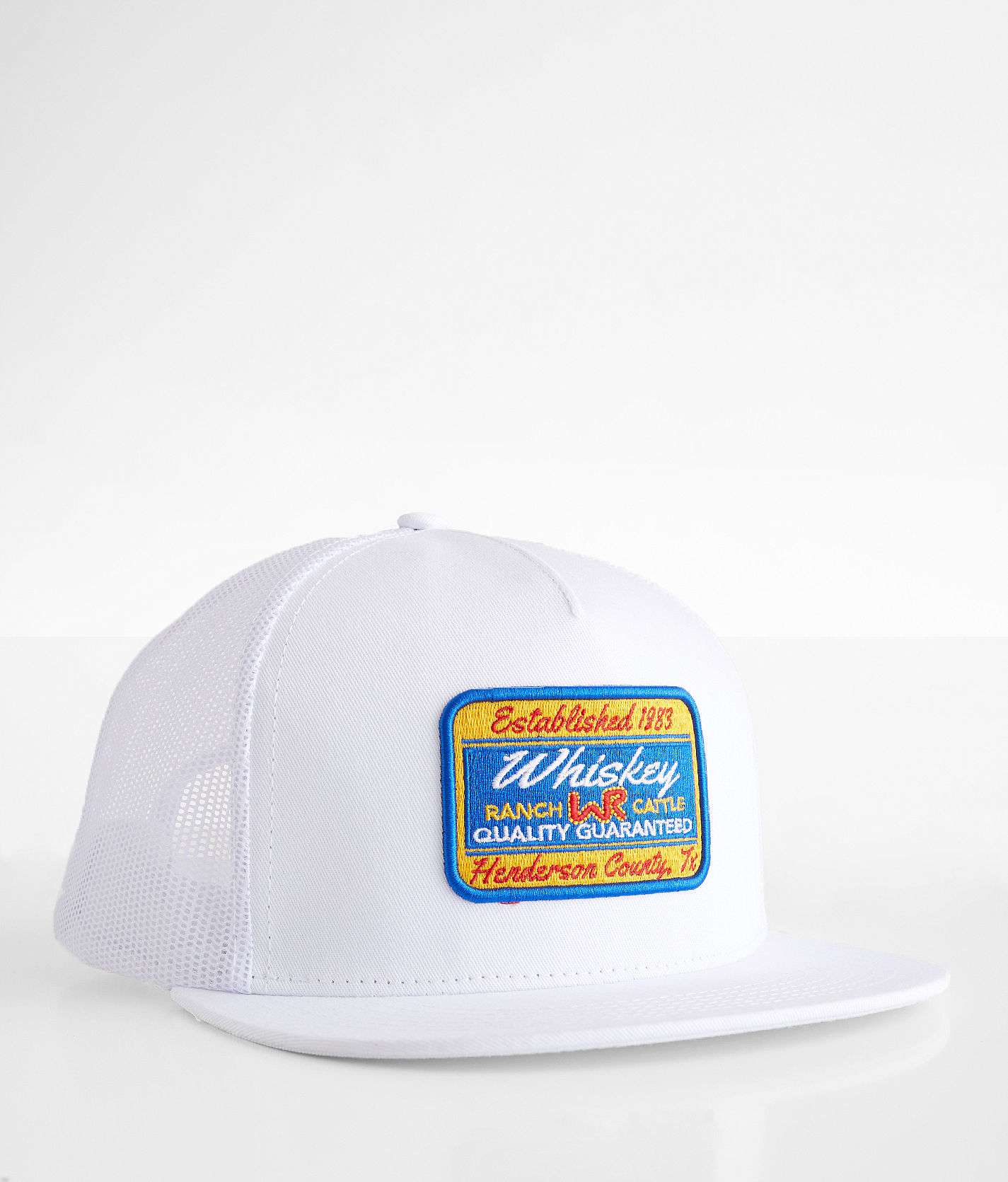 Whiskey Bent Icy Henderson Trucker Hat - Men's Hats in White Whiskey Bent Icy Henderson Trucker Hat - Men's Hats in White