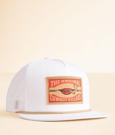 Whiskey Bent Matchbox Trucker Hat front view