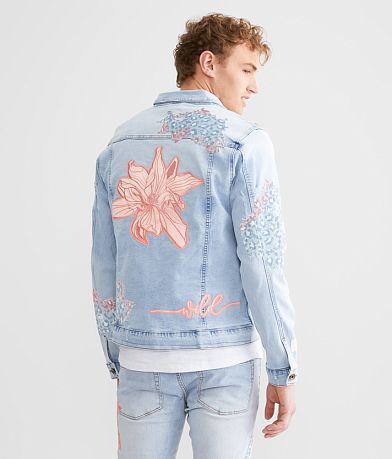Eternity Floral Denim Jacket BACK