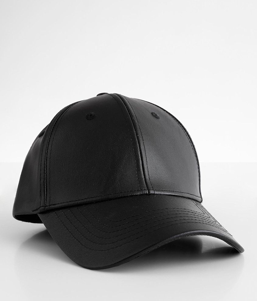 Worn/West Faux Leather Hat - Women's Hats in Black | Buckle