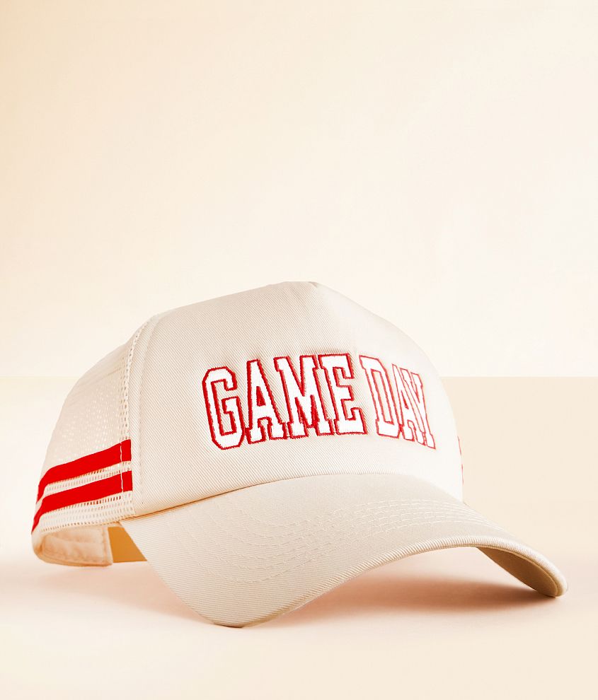 Worn/West Game Day Baseball Hat front view