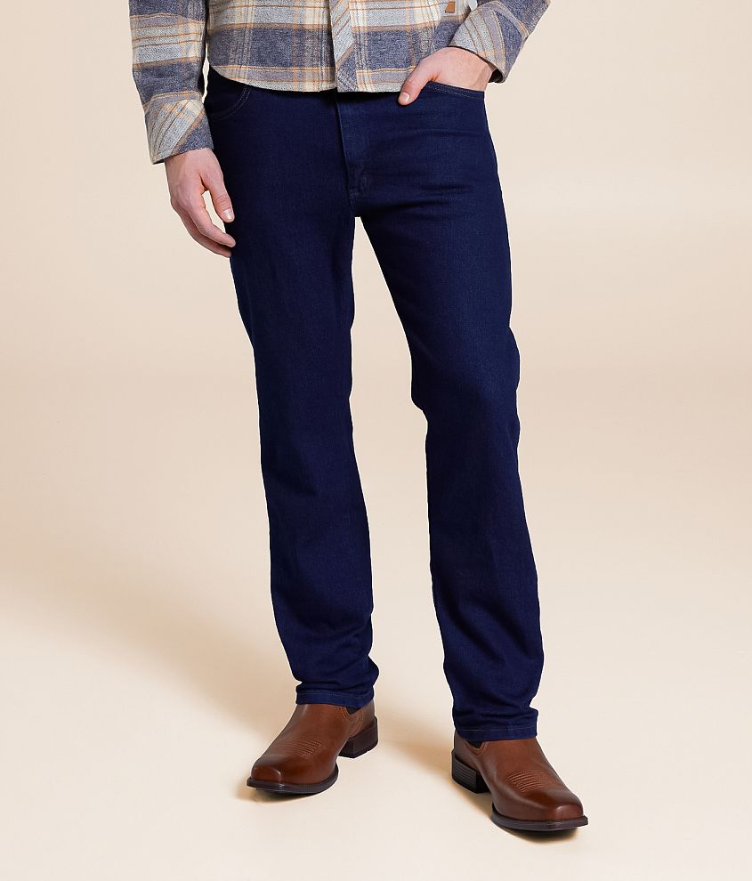 Wrangler&#174; Original Cowboy Cut Stretch Jean front view - men's fashion trends for spring 2025