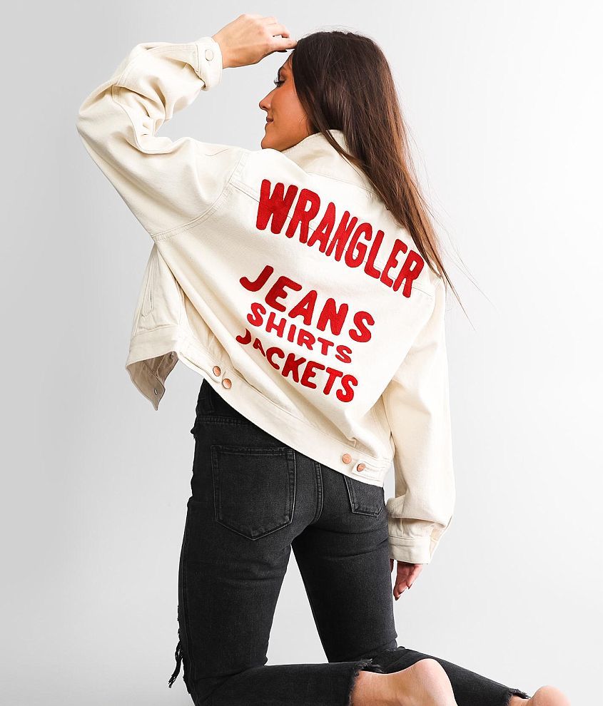 Wrangler® Western Denim Jacket - Women's Coats/Jackets in Natural | Buckle