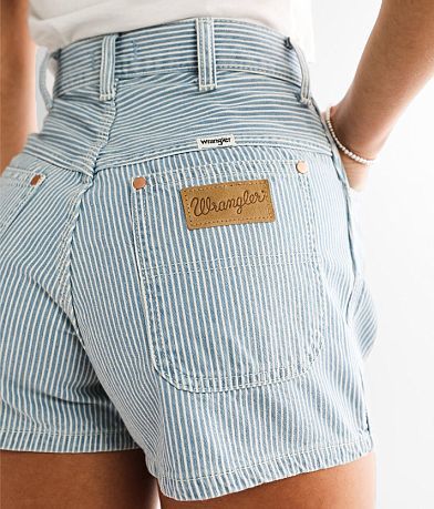 Wrangler&#174; Carpenter Striped Short BACK_POCKET