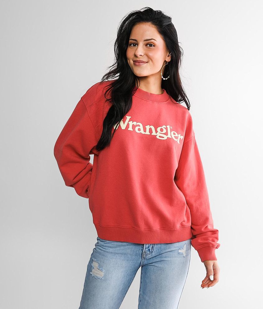 Wrangler® Retro Pullover - Women's Sweatshirts in Holly Berry | Buckle