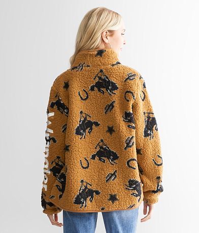 Wrangler&#174; Sherpa Western Jacket back view