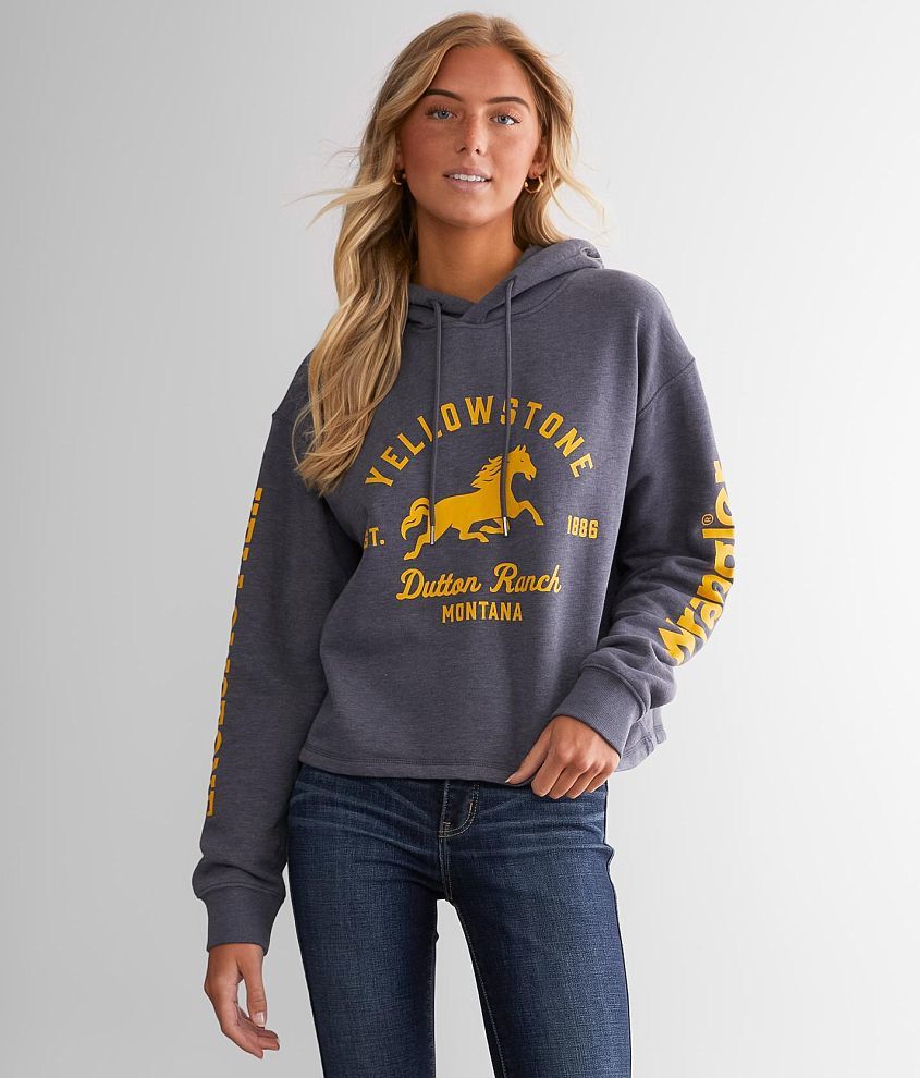 Wrangler hot sale yellow sweatshirt