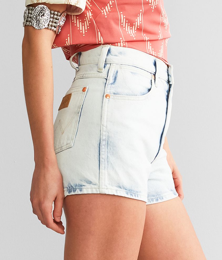 White cheap wrangler shorts