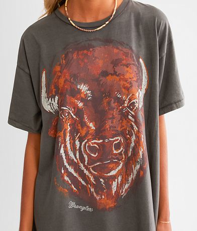 Wrangler&#174; Buffalo Oversized T-Shirt misc detail 1 view