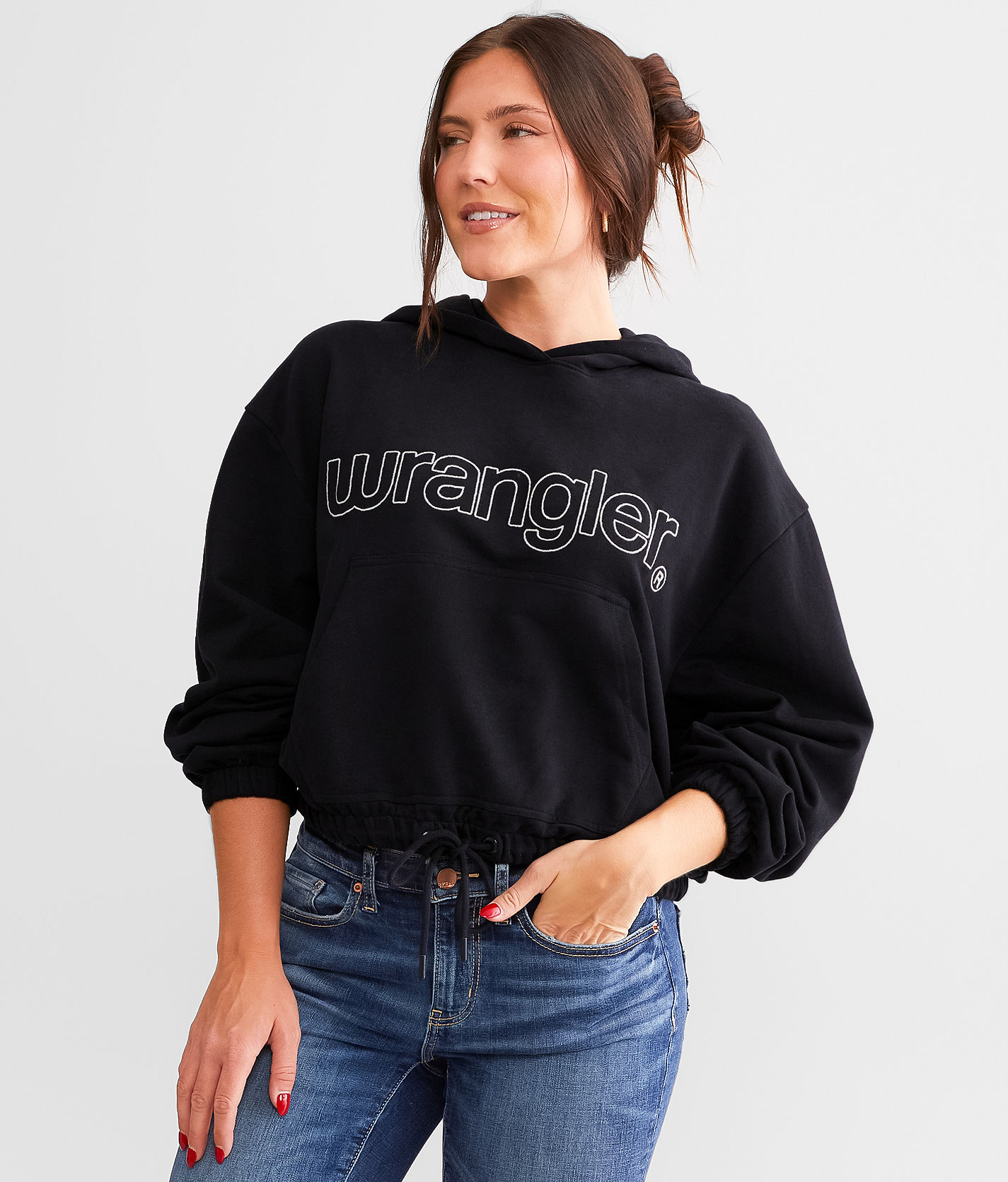 Wrangler black sale sweatshirt