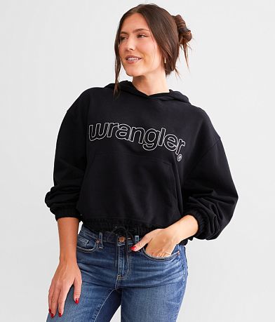 Wrangler® Embroidered Logo Hoodie front view