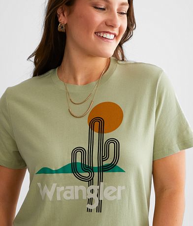 Wrangler&#174; Retro Cactus Sun T-Shirt MISC_DETAIL_1