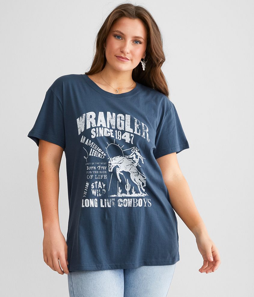 Wrangler Retro Wrangler Poster T-Shirt