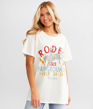 Wrangler® Rajun Boyfriend T-Shirt front view