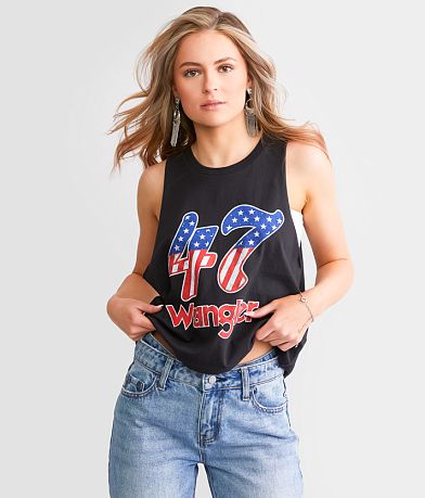 Wrangler® Festival Tank Top front view