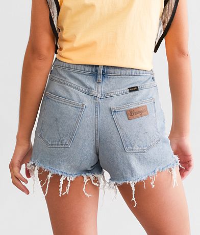 Wrangler&#174; Cut-Off Denim Short back view