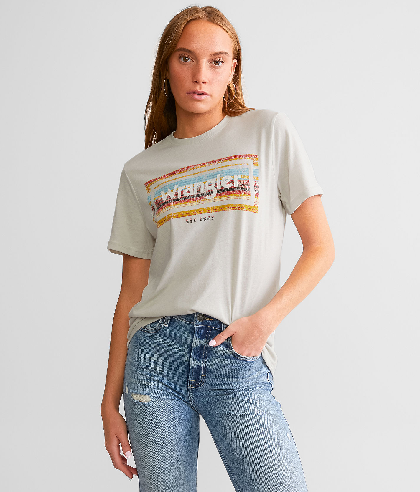 Tシャツ　ET　SF Wrangler® Est. 1947 T-Shirt - Women's T-Shirts in Lunar Rock