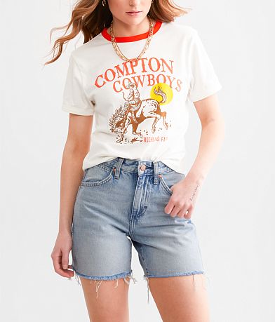 Wrangler&#174; High Rise Cowboy Short FULL_LEFT_SIDE