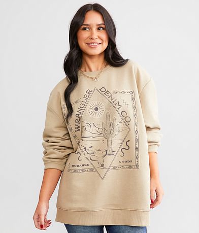Wrangler® Oversized Pullover front view