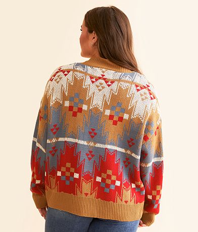 Wrangler&#174; Boxy Cardigan Sweater BACK