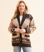 Wrangler® Grandpa Western Cardigan Sweater - Women's Sweaters in