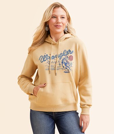 Wrangler® Western Hooded Sweatshirt front view
