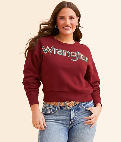 Wrangler® Logo Pullover front view