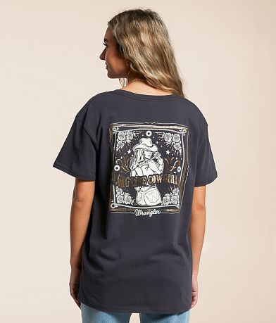 Wrangler&#174; Long Live Cowgirls Oversized T-Shirt back view
