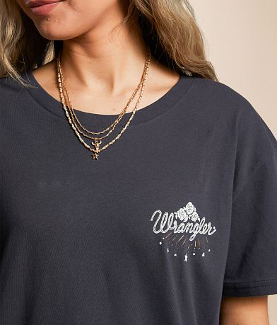 Wrangler&#174; Long Live Cowgirls Oversized T-Shirt misc detail 2 view