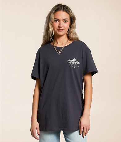 Wrangler&#174; Long Live Cowgirls Oversized T-Shirt full right side view