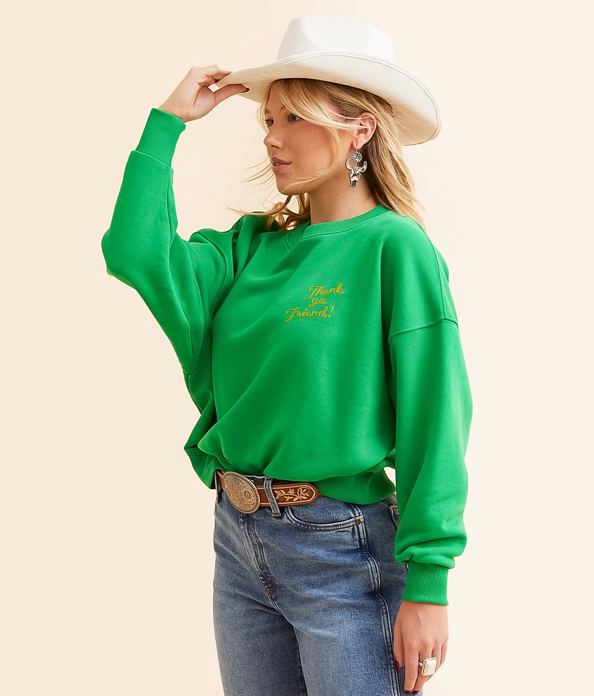 Wrangler&#174; Lainey Wilson Thank Ya Friend Pullover front view