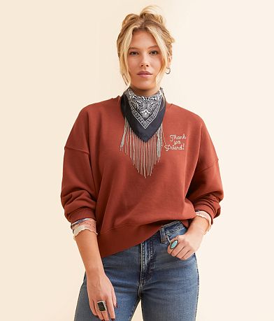 Wrangler® Lainey Wilson Thank Ya Friend Pullover front view
