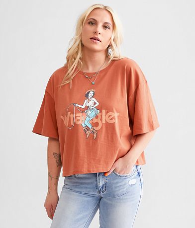 Wrangler® Pardner Cropped T-Shirt front view