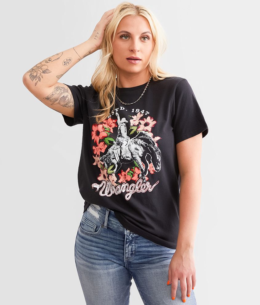 Wrangler Floral Rodeo T-Shirt