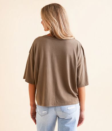 Wrangler&#174; Chasing Cowboys Cropped T-Shirt BACK