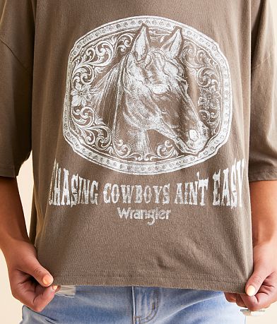 Wrangler&#174; Chasing Cowboys Cropped T-Shirt MISC_DETAIL_1