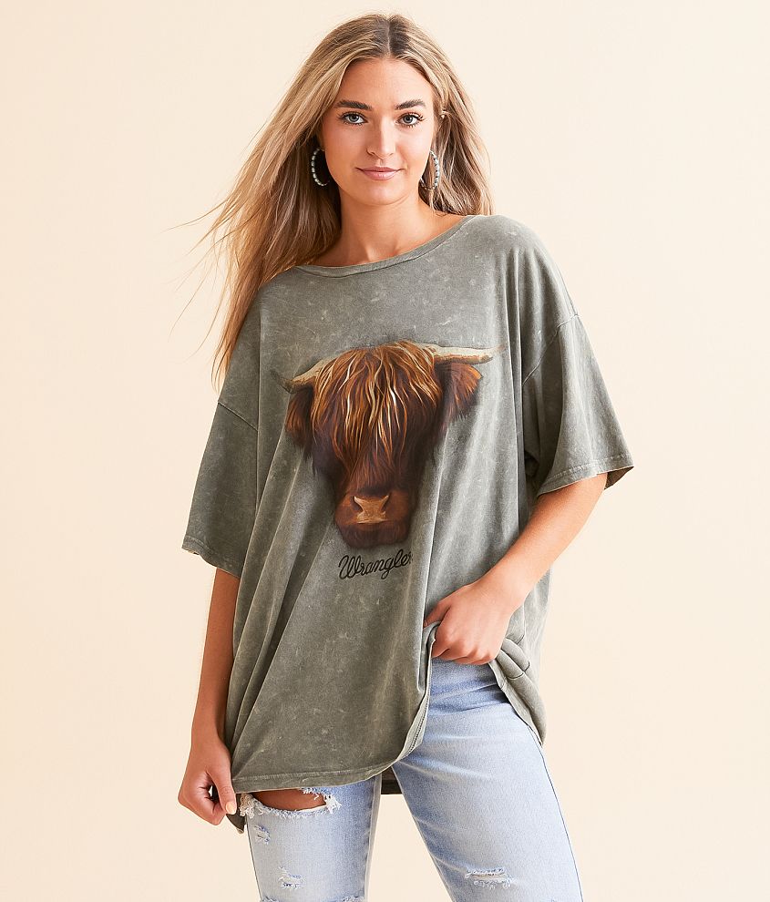 Wrangler Highland Cow T-Shirt