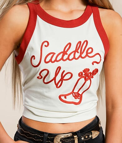 Wrangler&#174; Saddle Up Ringer Tank Top MISC_DETAIL_1