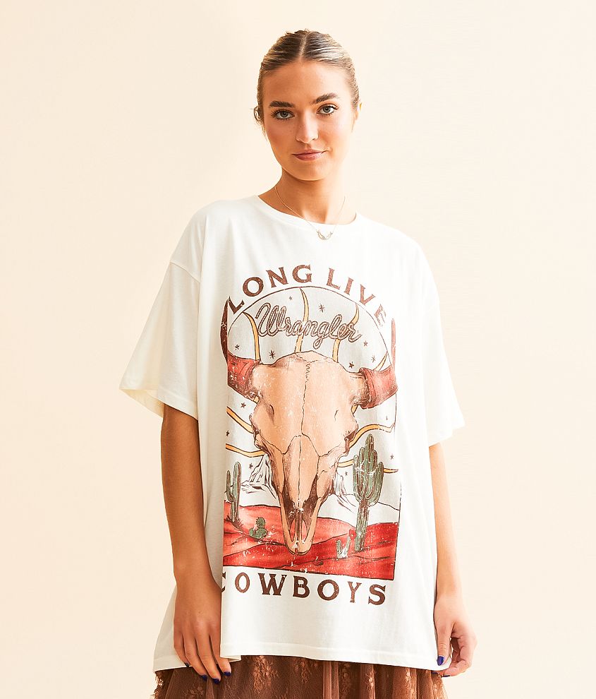 Wrangler Desert Skull Oversized T-Shirt