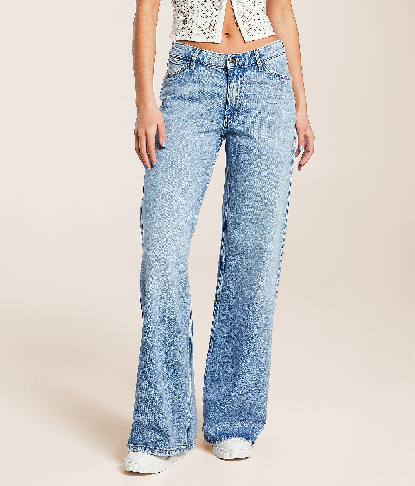 Archive Wrangler wide buggy jeans