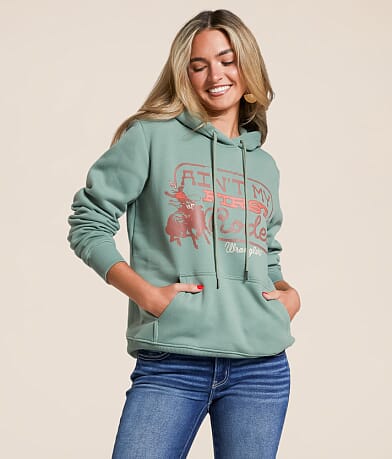 Wrangler® First Rodeo Hooded Sweatshirt front view