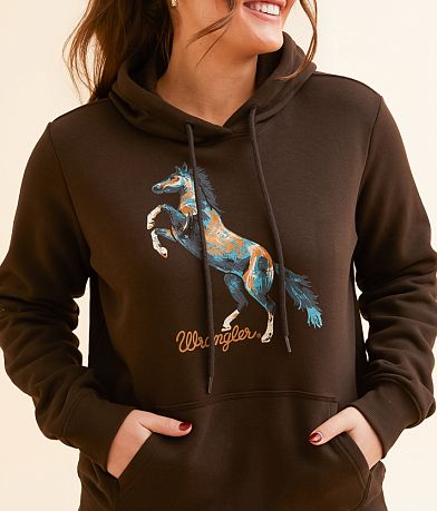 Wrangler&#174; Horse Hooded Sweatshirt misc detail 1 view