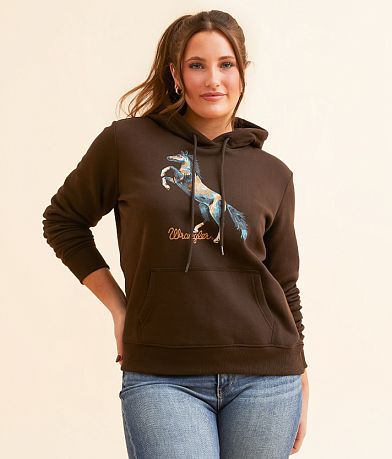 Wrangler&#174; Horse Hooded Sweatshirt full left side view