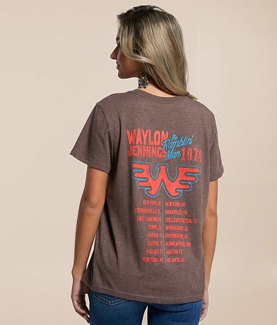 Wrangler&#174; Waylon Jennings Band T-Shirt back view