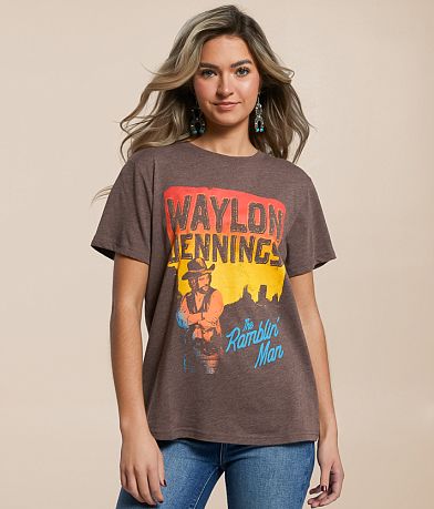 Wrangler&#174; Waylon Jennings Band T-Shirt full right side view